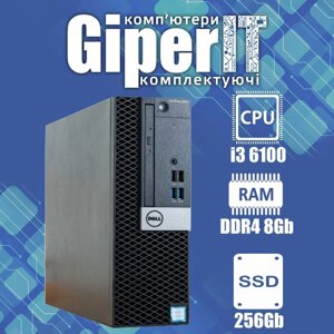 Системний блок dell 5050 SFF 1151s (i3 6100, DDR4 8gb, 256gb SSD) TPM