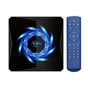 SMART TV приставка X96Q MAX 4/64 box android 10 - краще H96 max