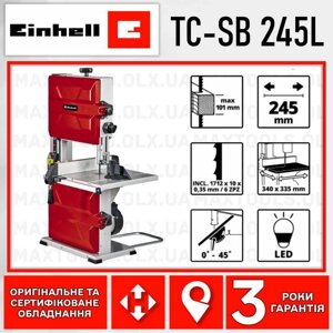 Станок Пила стрічкова Einhell TC-SB 245 L 200/1 Ленточна Верстат