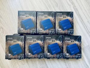 SSD накопичувач Samsung T7 Shield 1 TB Blue (MU-PE1T0R) + Гарантія!