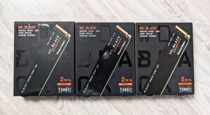 SSD накопичувач WD black SN850X 2 TB (WDS200T2x0E) + new + гарантія!