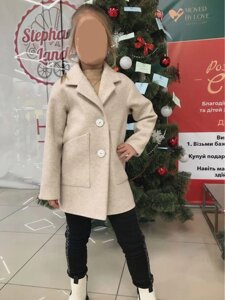 Стильне пальто для дівчаток модель № 29