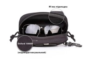 Сумка сумка чохол для окулярів PROTECTOR на пояс рюкзак чорний з МОЛЕ
