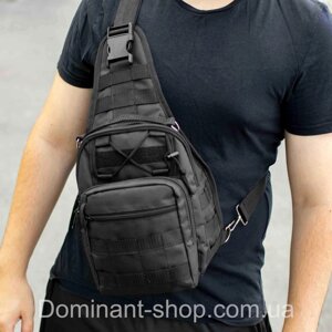 Тактична сумка нагрудна слінг через плече однолямковий рюкзак