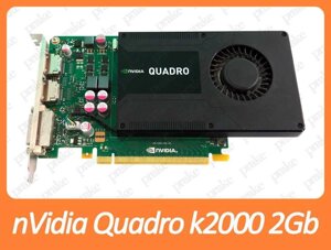 Відеокарта nvidia quadro K2000 2gb PCI-ex DDR5 128bit (DVI + 2 x DP)