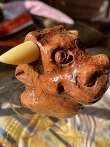 Урожай трубка ручної роботи Bull Face, Італія, 1940е