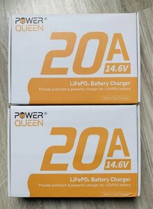 Зарядний пристрій Power Queen 20A 14.6V для акумуляторів LiFePO4