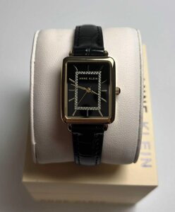 Жіночий годинник Anne Klein AK/3820GPBK, годинник зі шкіряним ремінцем