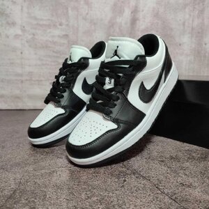 $ Жіночі кросівки Nike Air Jordan 1 low white\black 41