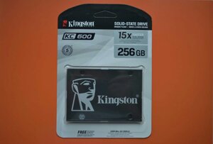 Жорсткий диск, твердотільний ssd-накопичувач, Kingston 256 gb kc 600