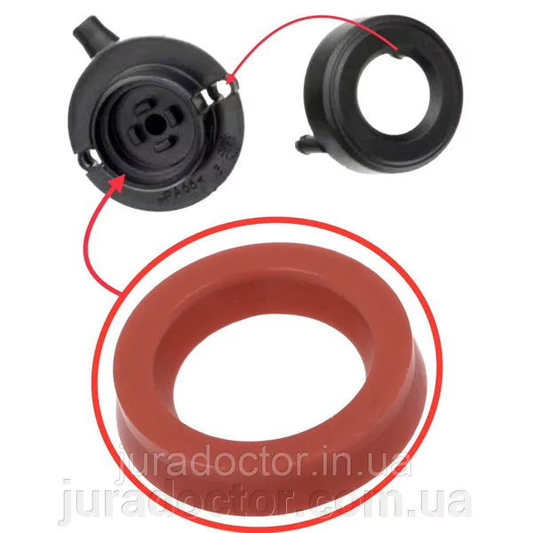 Розподільнаманжетабункераводи(Innenverteilmanschette)кофемашиниMelittaCaffeo