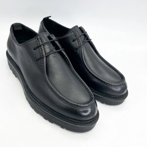 Туфлі danler 45(р) чорний шкіра 0-2-2-AM-686N-2-1