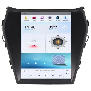 Штатна магнітола для Hyundai Santa Fe 2012-2017 Tesla Style на Android