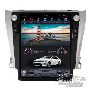 Штатна магнітола для Toyota Camry V50 V55 2012-2017 Tesla Style на Android