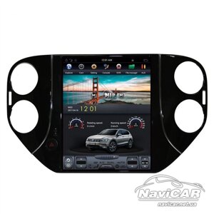 Штатна магнітола для Volkswagen VW Tiguan 2007-2017 Tesla Style на Android