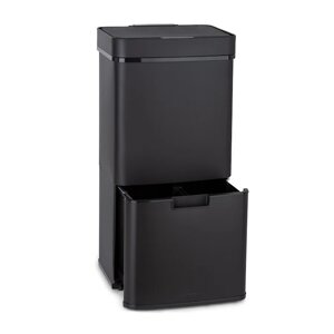 Б/У Сенсорне відро для сміття Klarstein Royal Trash Matte Black, Німеччина