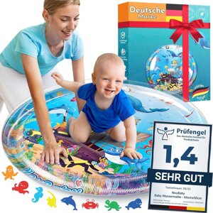 Басейн Килимок для води NouBaby Baby без BPA XXL I Килимок для немовлят і іграшки для дітей, Amazon, Німеччина
