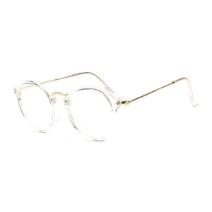 BOZEVON прозорі окуляри з прозорими лінзами — круглі ультратонкі металеві окуляри для, Amazon, Німеччина