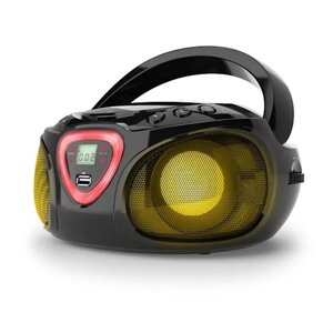 Бумбокс з квітопухом Auna Roadie Boombox CD USB MP3 радіо AM/FM Bluetooth 2.1, Німеччина