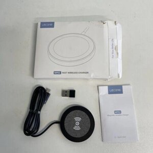 Швидкий бездротовий зарядний пристрій Lecone MP02, сумісний з iPhone, Amazon, Німеччина