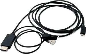Кабель MHL Micro-USB -HDMI+USB Extradigital 1.8 м, Amazon, Німеччина