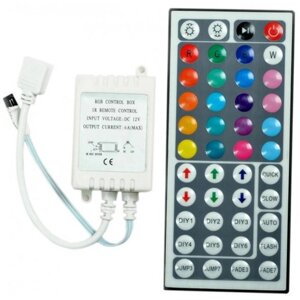 Контролер для LED стрічки RGB з пультом 12 V 72 W (44 режими) phopollo, Amazon, Німеччина