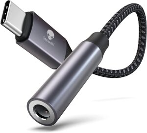 Перехідник USB C на 3,5 мм, кабель для аудіороз'єму для навушників типу C, Amazon, Німеччина