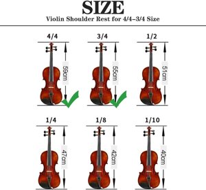 Підставка під плече для скрипки для розміру 4/4-3/4, Amazon, Німеччина