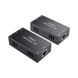 PWAY PW-HT202P (POC) HDMI-подовжувач, кабель Cat5e/Cat6, довжина 50 м/165 футів, HD 1080p, Amazon, Німеччина