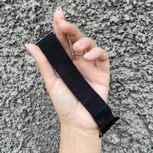 Ремінець металевий 42/44 мм Milanese Loop Black міланська петля браслет, Amazon, Німеччина