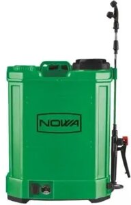 Садовий електричний обприскувач акумуляторний 16 літрів ранцевий електрообприскувач NOWA OP 1516m