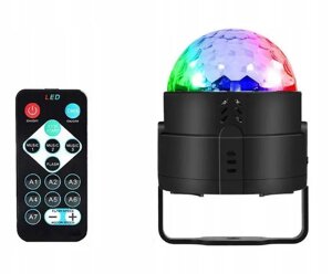 Проєктор Світлодіодний диско-шар Led Party Light кольору DMX-512 з пультом керування, Amazon, Німеччина