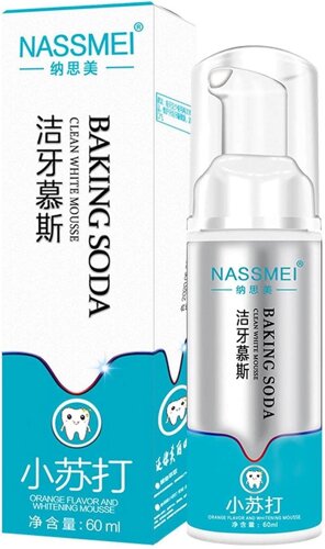 Зубна паста з піною Bexdug Deep Cleaning Tooth Whitening Mousse, Amazon, Німеччина