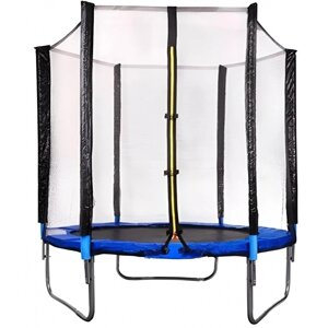 Батут стрибковий SkyJump 183 см + зовнішня захисна сітка, 6 футів для дітей та дорослих