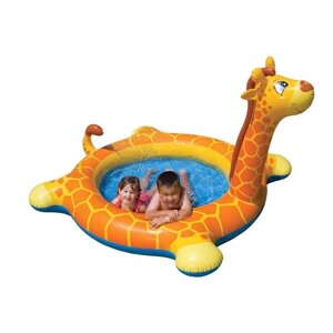 Дитячий надувний басейн Intex 57434 Жирафа Spray Pool (208х165х122 см)