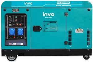 Дизельний генератор Invo DS-13000EA у кожусі, 13 кВт однофазний