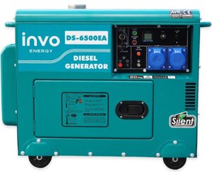 Дизельний генератор INVO DS-6500EA у кожусі, 6,5кВт, 230В