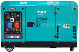 Дизельний генератор Invo DTS-13000EA у кожусі, 13кВт трифазний