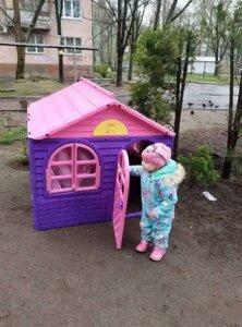 Будиночок для дітей Gardentoys, рожево-фіолетовий середній