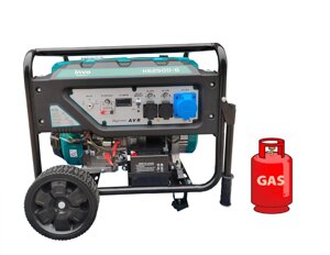 Генератор газ/бензин INVO H6250D-G 5.5 кВт з електрозапуском
