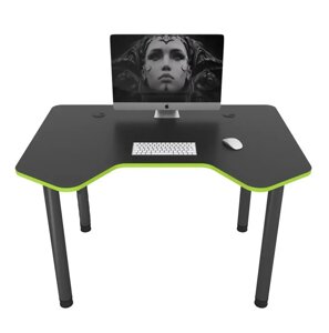 Геймерський Стіл 120 см Comfort Joystick чорний + зелений