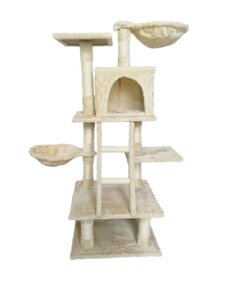 Кігтеточка, будиночок, дряпка для кота Avko CatTree 1323 Beige