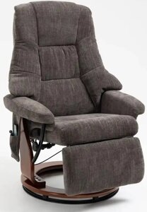 Крісло для відпочинку Avko Style ARMH 003 Dark Grey з масажем, підігрівом і вбудованою підставкою для ніг