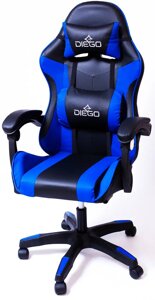 Крісло геймерське Diego чорно-синє