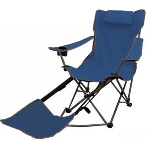 Крісло розкладне для риболовлі для відпочинку та туризму з підставкою для ніг