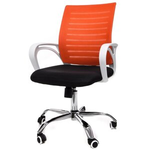 Офісне крісло з мікро-сіткою Помаранчеве Nordhold F420