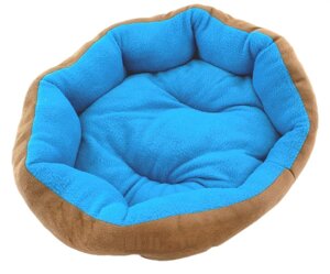 Подушка для собаки / кішки 38 см коричнево-синій AG602