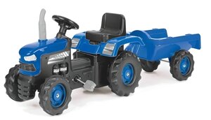 Трактор на педалях із причепом Dolu 8253, Синій