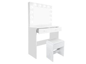 Туалетний столик + табурет Avko ADT 3 White LED підсвітка