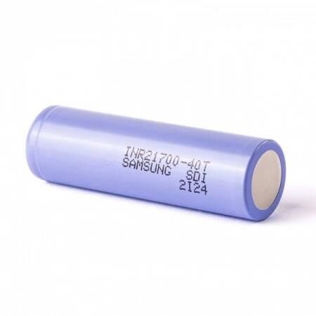 Акумулятор 21700 Samsung INR21700-40T SDI 4000mah високотоковий (Синій) від компанії shop-shap - фото 1